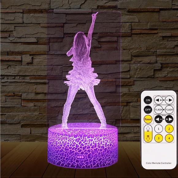 Other - Taylor Swift!    Purple LED 3D Illusion Night Light